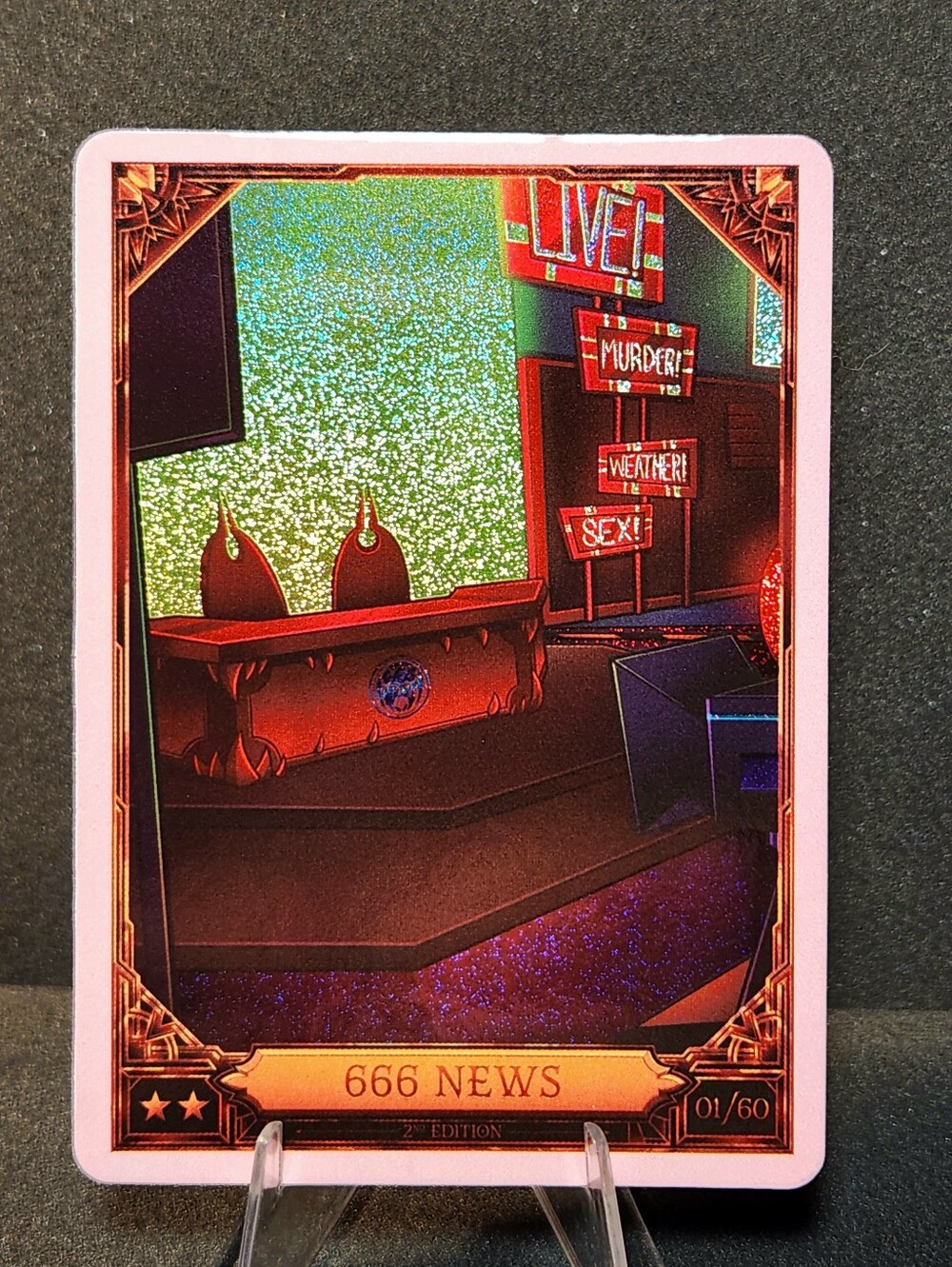 666 News Foil Card